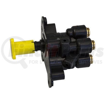 TV065643 by TECTRAN - Push/Pull Dash Valve - Model DC, for International, 4 Hole Plate, 3/8 in. PTC