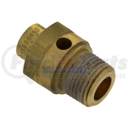 RKN31250 by MERITOR - Air Brake Reservoir Pressure Relief Valve - Short, 3/8 in. Thread, 150 psi, Pure Air