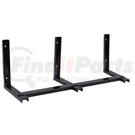 1701001 by BUYERS PRODUCTS - 15 x 14in. Black Steel Mounting Brackets for 48in. Poly Truck Boxes