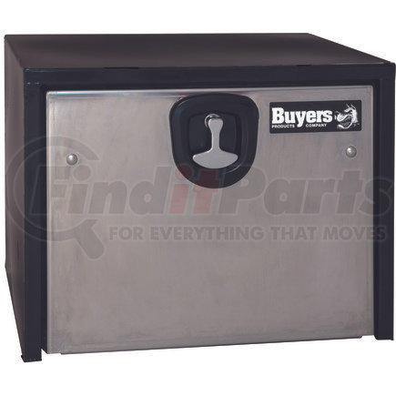 1704705 by BUYERS PRODUCTS - 24 x 24 x 36in. Black Steel Truck Box with Stainless Steel Door