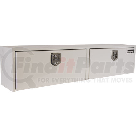 1702840 by BUYERS PRODUCTS - Truck Tool Box - White, Steel, Topsider, 16 x 13 x 72 in.