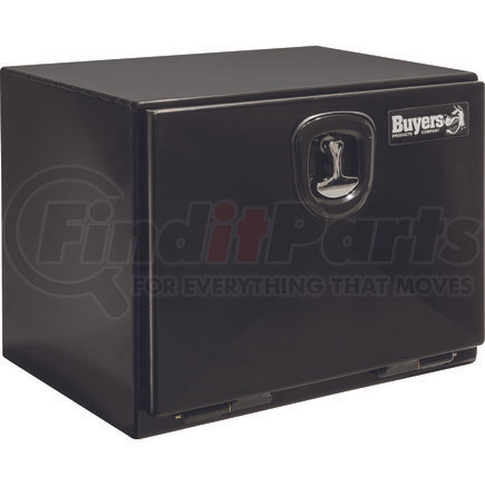 1742300 by BUYERS PRODUCTS - Truck Tool Box - Black Steel, Underbody, Die Cast, 18x18x24 in.