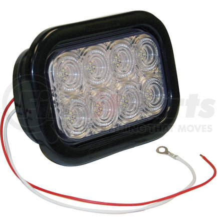 5625332 by BUYERS PRODUCTS - Back Up Light - 5.3 inches, Clear Lens, Rectangular, with 32 LEDs