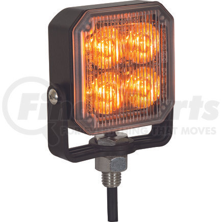 8891800 by BUYERS PRODUCTS - Strobe Light - 3 inches Amber LED, Post-Mounted