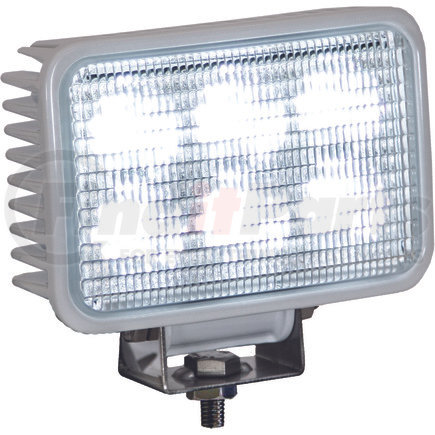 1493118 by BUYERS PRODUCTS - 4in. By 6in. Rectangular LED Clear Flood Light with White Housing