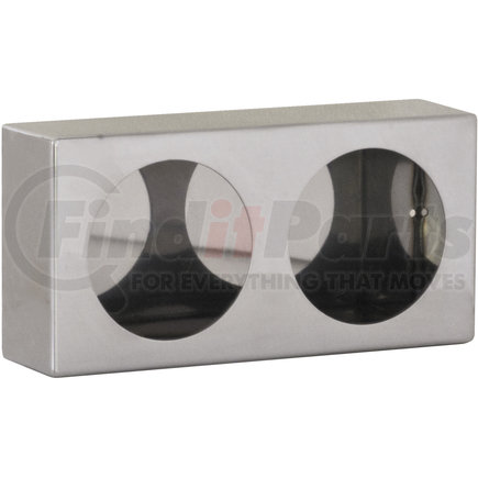 lb6123sst by BUYERS PRODUCTS - Dual Round Light Box Stainless Steel