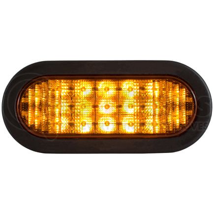 SL67AO by BUYERS PRODUCTS - 6in. Amber Oval Recessed Strobe Warning Light with 19 LED