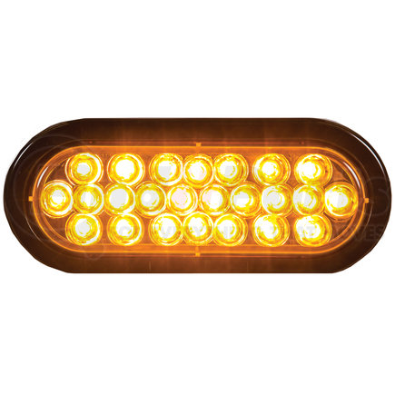 sl65ao by BUYERS PRODUCTS - Strobe Light - 6 inches Amber, Oval, Recessed, with 24 LEDS