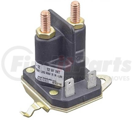 862-1241-211-12 by TROMBETTA - Solenoid, 12V 4 Terminals, Intermittent, with Special Mounting Bracket