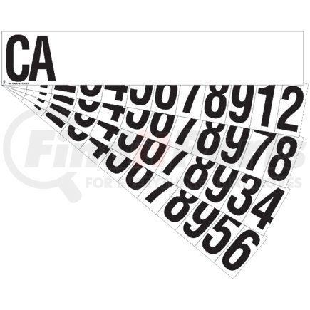 CA101 by MS CARITA - CA NUMBER SET