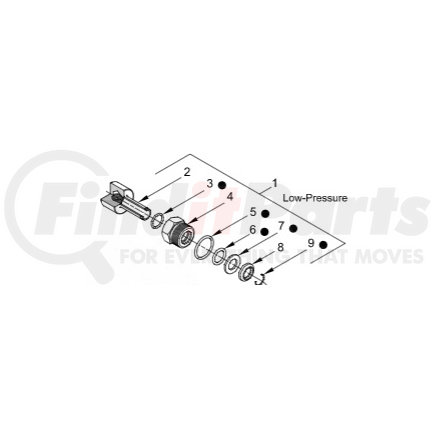 339228 by ALEMITE - SWIVEL ASSY, LOW PRESSURE