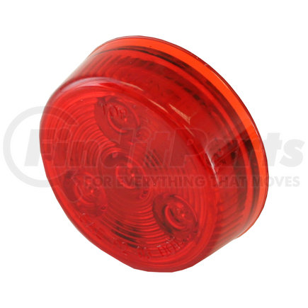 5622154 by BUYERS PRODUCTS - 2in. Red Round Marker/Clearance Light with 4 LEDs (Light Only)