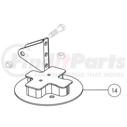 C-20042-1 by HENDRICKSON - Air Suspension Mounting Hardware