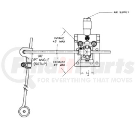 6301BFAB13 by RIDEWELL - Air control kit for Ridewell RAR-240 Suspensions includes pressure protection