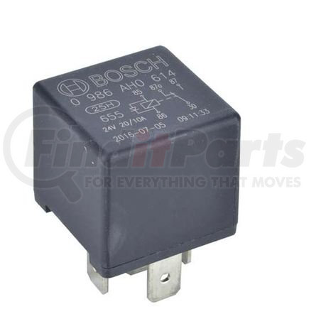 0986AH0614 by BOSCH - Mini Relay 24V, 20A, 5 Terminals, SPDT, Continuous