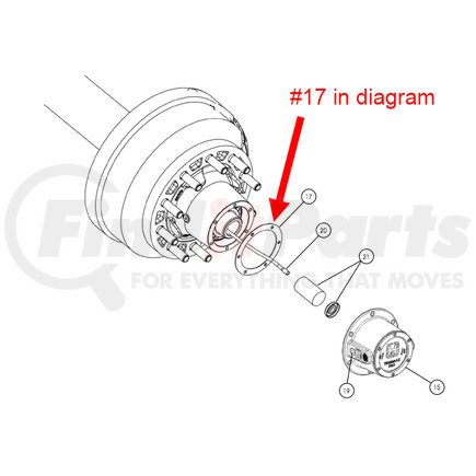 S-32097 by HENDRICKSON - Wheel Hub Cap Gasket