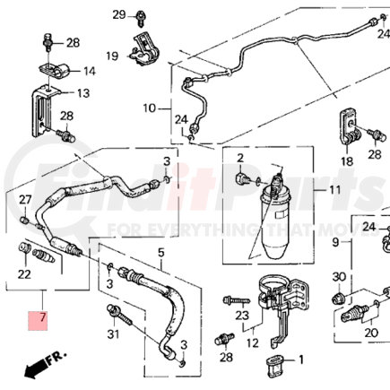 80321-SS0-H12 by HONDA - PIPE SUCTION