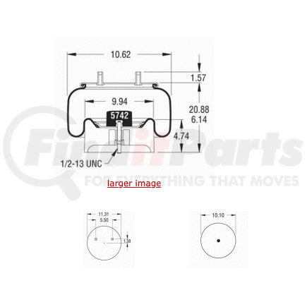 W01-455-8506 by FIRESTONE - AIR SPRING