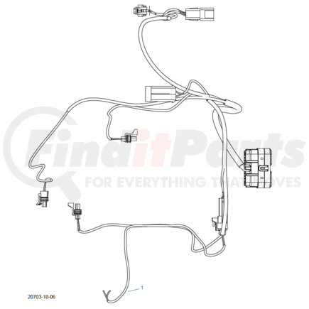 K3781 by FULLER - HARNESS TRANSMISSION HYBRID *D