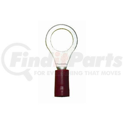 1-52026 by PHILLIPS INDUSTRIES - PVC Ring Terminal - 22-18 Ga., #10 Stud, Red, Polybag, Pack of 100