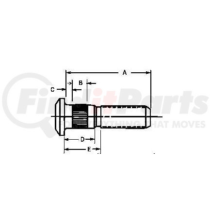 W1328R by GUNITE - 1.125-16 Bolt (Gunite)