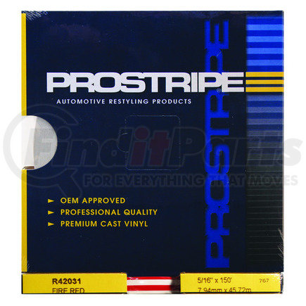 R42031 by PROSTRIPE - 5/16" x 150' Multistripes Fire Red