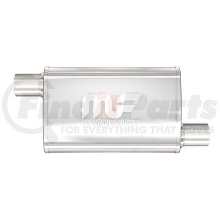 11235 by MAGNAFLOW EXHAUST PRODUCT - Straight-Through Performance Muffler; 2.25in. Offset/Offset;  4x14x9 Body