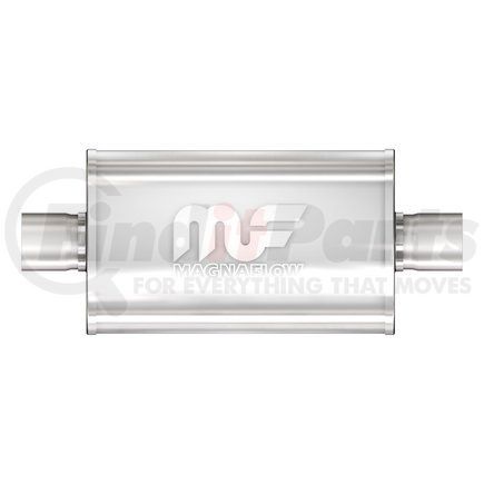 12249 by MAGNAFLOW EXHAUST PRODUCT - Straight-Through Performance Muffler; 3in. Center/Center;  5x18x8 Body