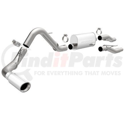 16518 by MAGNAFLOW EXHAUST PRODUCT - Street Series Stainless Cat-Back System