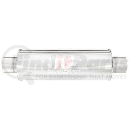 10415 by MAGNAFLOW EXHAUST PRODUCT - Straight-Through Performance Muffler; 2.25in. Center/Center;  4x14x4 Body