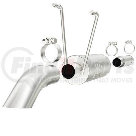17108 by MAGNAFLOW EXHAUST PRODUCT - Off Road Pro Series Gas Stainless Cat-Back