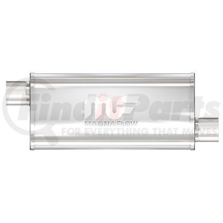 14239 by MAGNAFLOW EXHAUST PRODUCT - Straight-Through Performance Muffler; 3in. Offset/Offset;  5x14x8 Body