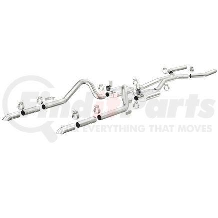 15815 by MAGNAFLOW EXHAUST PRODUCT - Street Series Stainless Crossmember-Back System