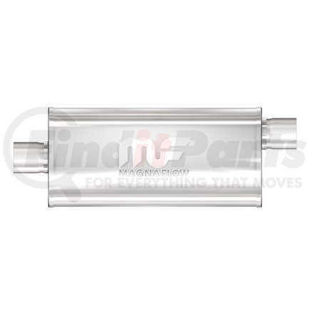 12229 by MAGNAFLOW EXHAUST PRODUCT - Straight-Through Performance Muffler; 3in. Offset/Center;  5x14x8 Body