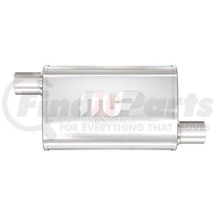 14335 by MAGNAFLOW EXHAUST PRODUCT - Straight-Through Performance Muffler; 2.25in. Offset/Offset;  4x14x9 Body