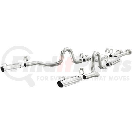 15671 by MAGNAFLOW EXHAUST PRODUCT - Street Series Stainless Cat-Back System