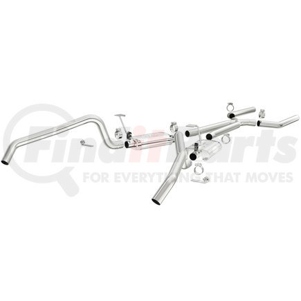 15896 by MAGNAFLOW EXHAUST PRODUCT - Street Series Stainless Crossmember-Back System