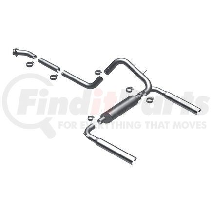 16829 by MAGNAFLOW EXHAUST PRODUCT - Street Series Stainless Cat-Back System