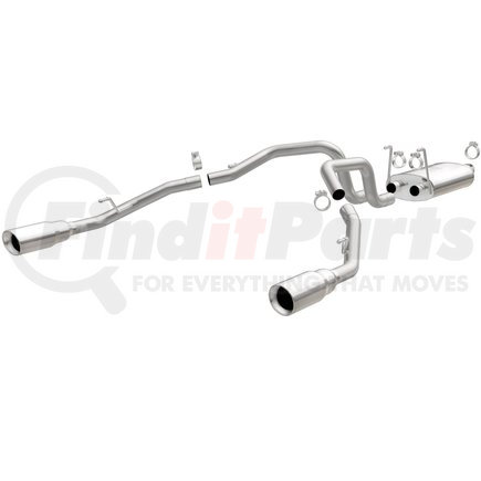 16869 by MAGNAFLOW EXHAUST PRODUCT - Street Series Stainless Cat-Back System