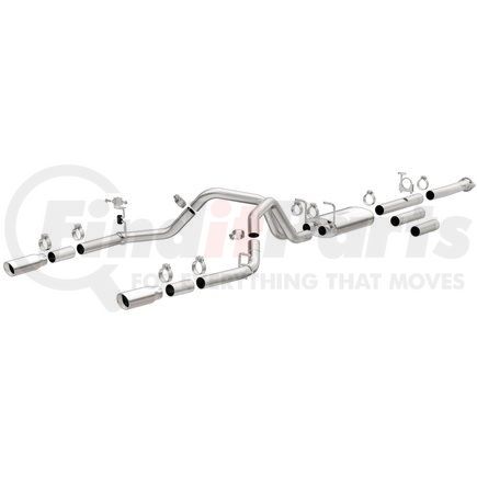 19027 by MAGNAFLOW EXHAUST PRODUCT - Street Series Stainless Cat-Back System