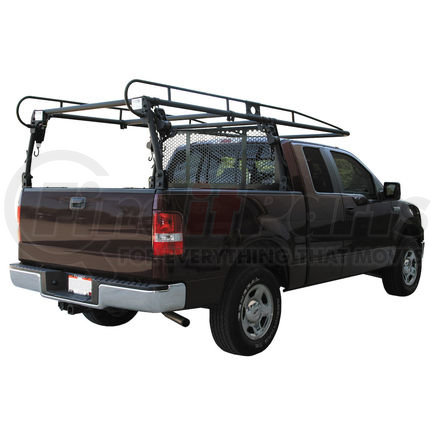 1501100 by BUYERS PRODUCTS - Ladder Rack - Black, For Pickup Truck