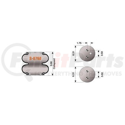 S-8768 by HENDRICKSON - Hendrickson Air Spring