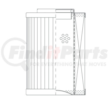 D10A25GAV by WIX FILTERS - WIX INDUSTRIAL HYDRAULICS Cartridge Hydraulic Metal Canister Filter