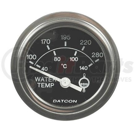 100183D by DATCON INSTRUMENT CO. - Datcon Instruments, Water Temperature Gauge, Electric, 100-280 Degrees F, 12V