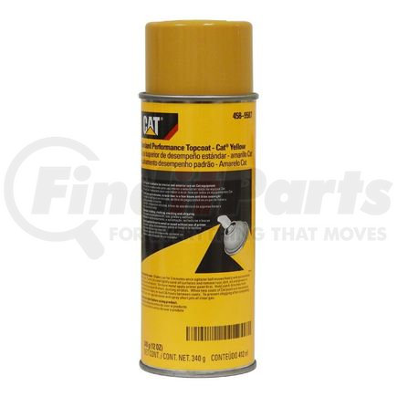 4589587 by CATERPILLAR - Paint - Topcoat, Yellow, 12 oz., Aerosol