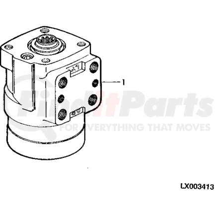 AL69803 by JOHN DEERE - JOHN DEERE REPLACEMENT STEERING VALVE (Scheme No: 1)