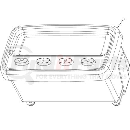 3020416 by CATERPILLAR - Display Assembly