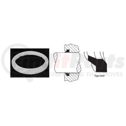 6J0217 by CATERPILLAR - Snap-In Wiper Seal