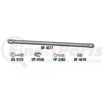 1P2382 by CATERPILLAR - Adapter (1/2 inch Drive, 3/4 inch 12 Point Box End)