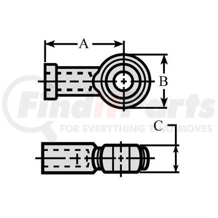 9R4760 by CATERPILLAR - Spherical Rod End